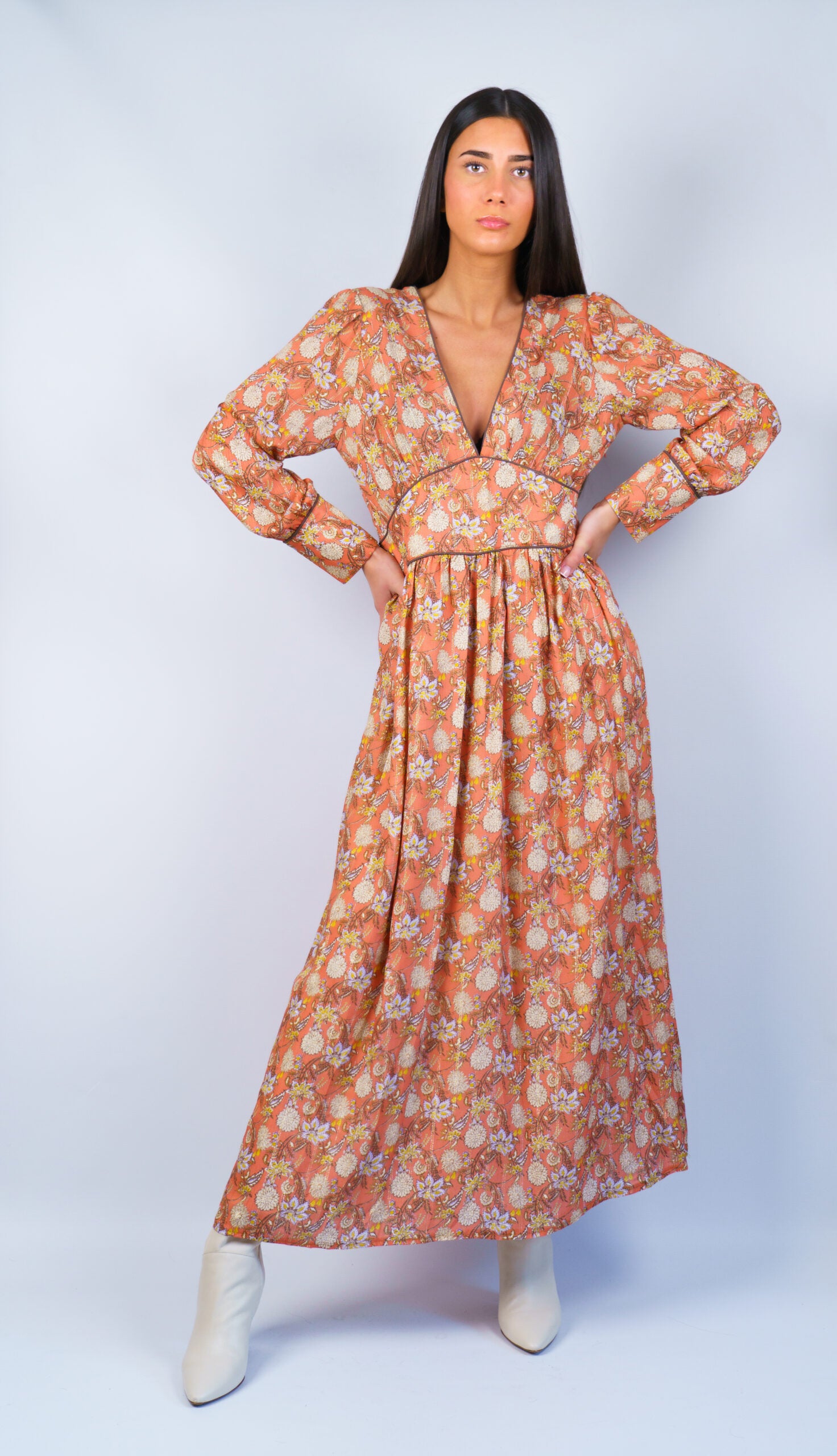 Robe Sofia - Corail