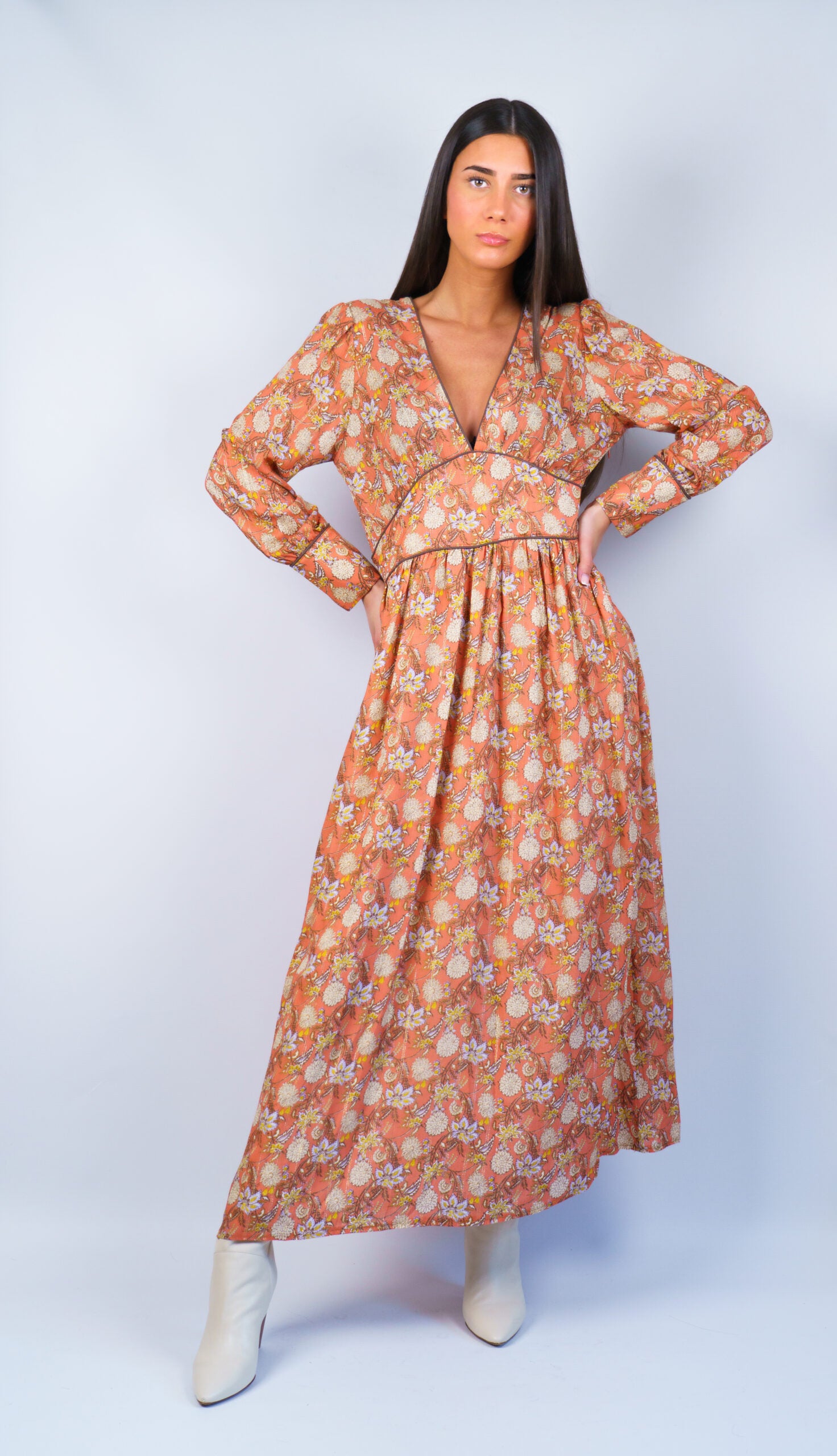 Robe Sofia - Corail