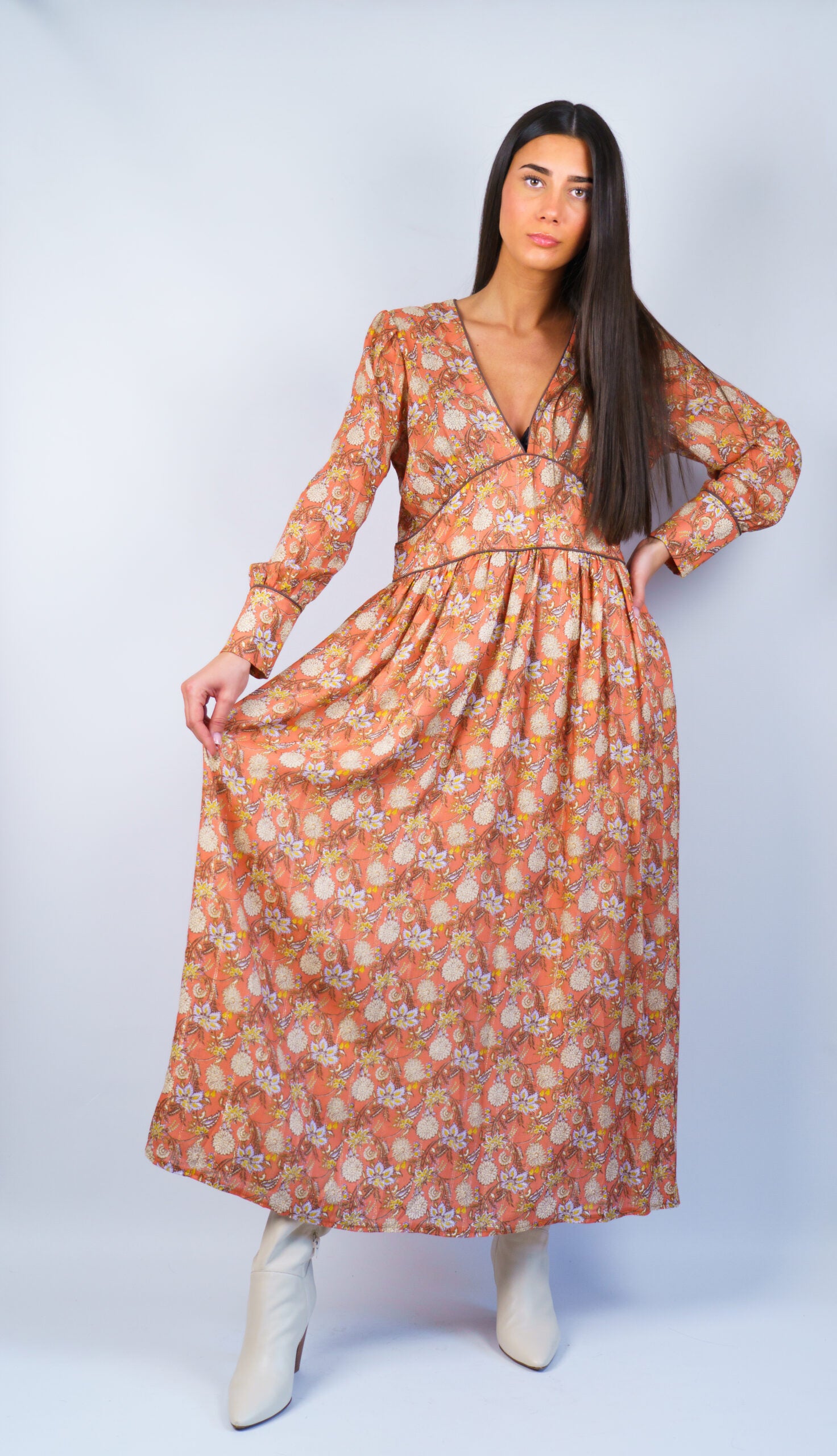 Robe Sofia - Corail