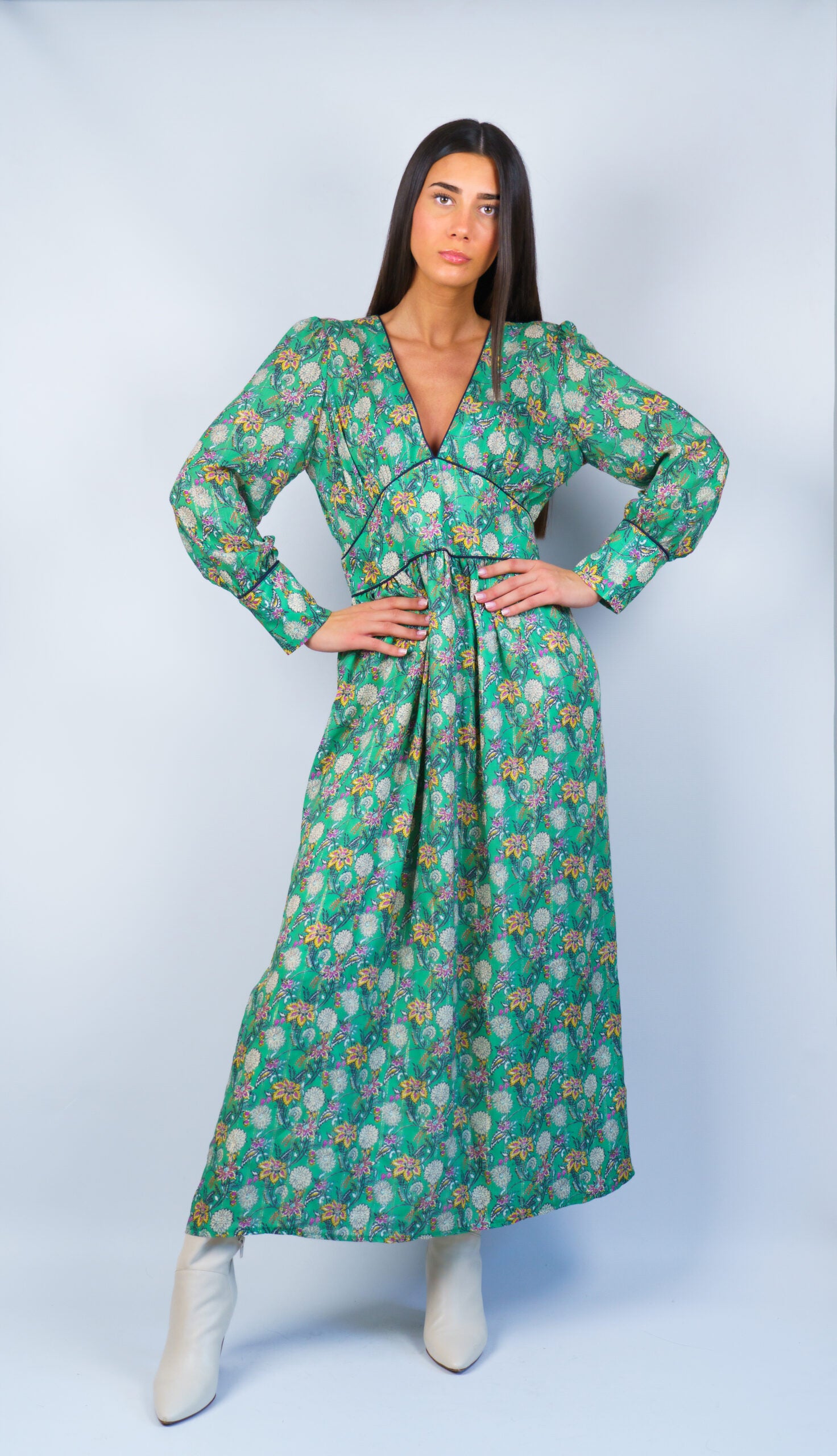 Robe Sofia - Vert