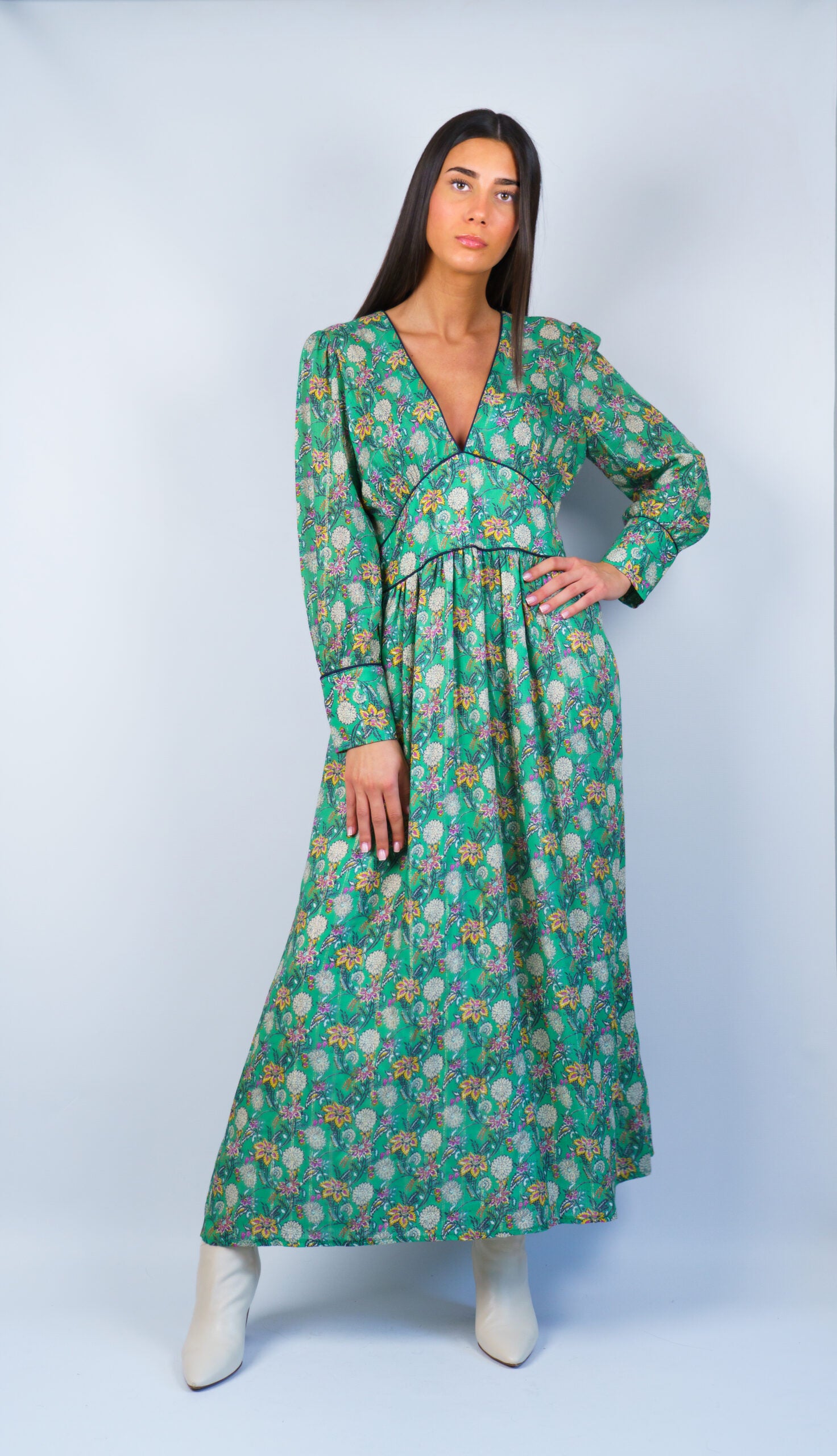 Robe Sofia - Vert