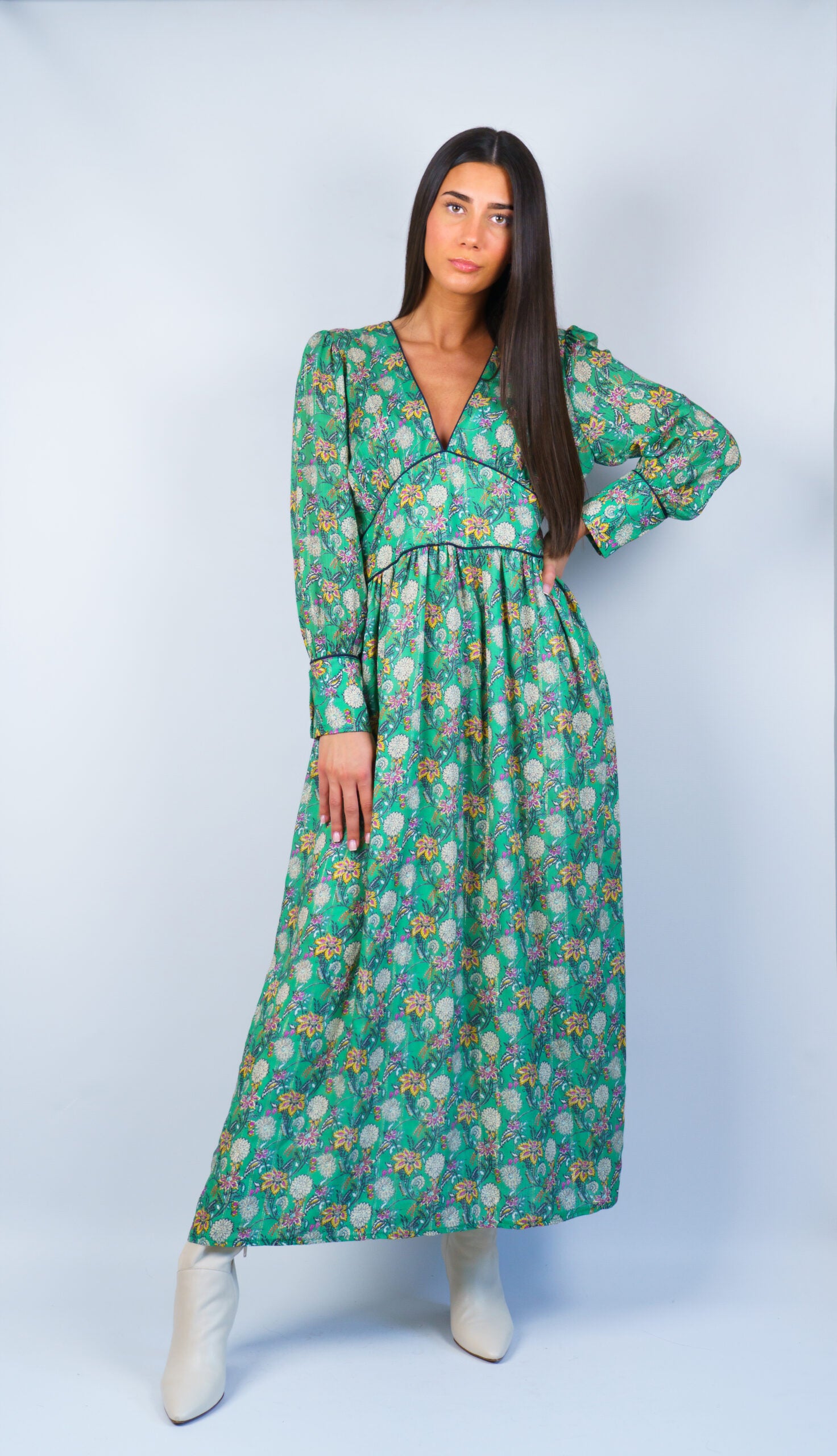 Robe Sofia - Vert