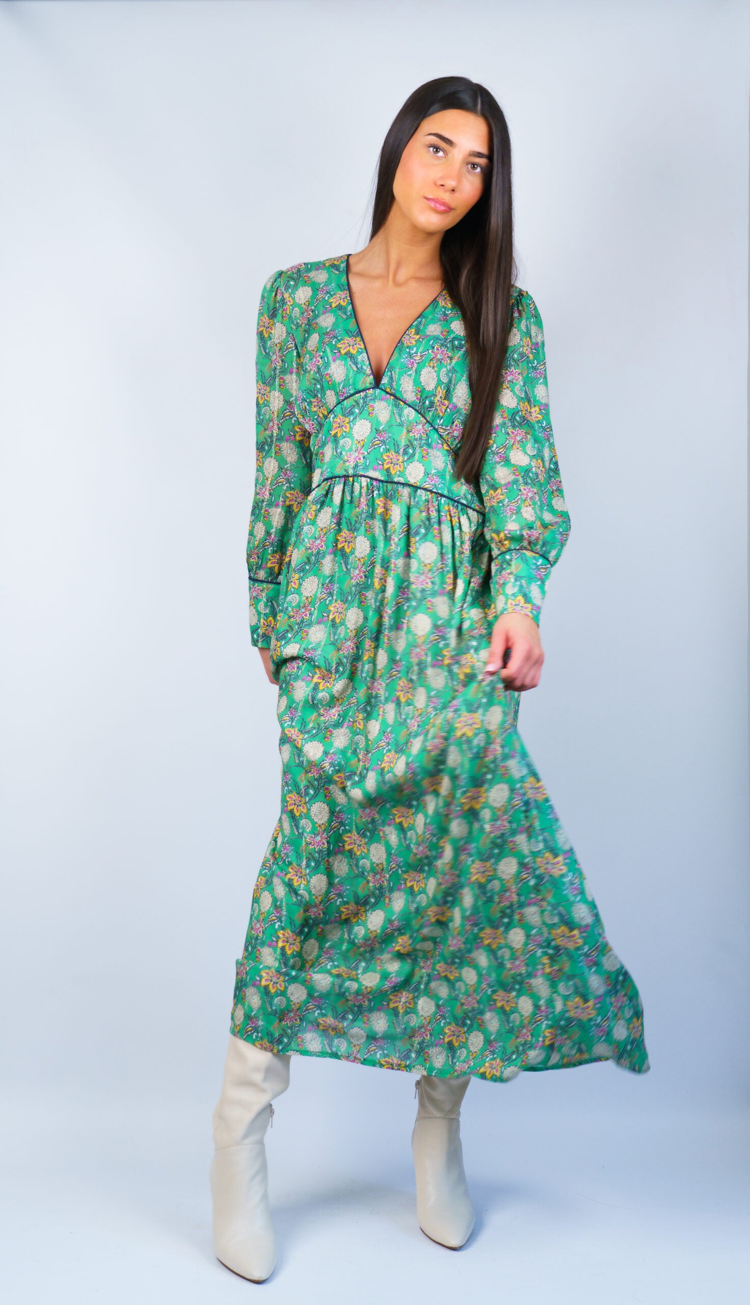 Robe Sofia - Vert
