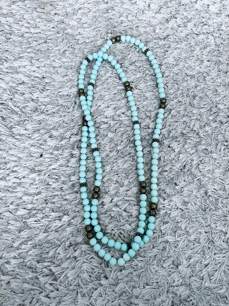 Collier - Aphrodite - Bleu ciel