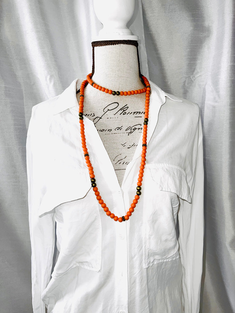 Collier - Aphrodite - Corail