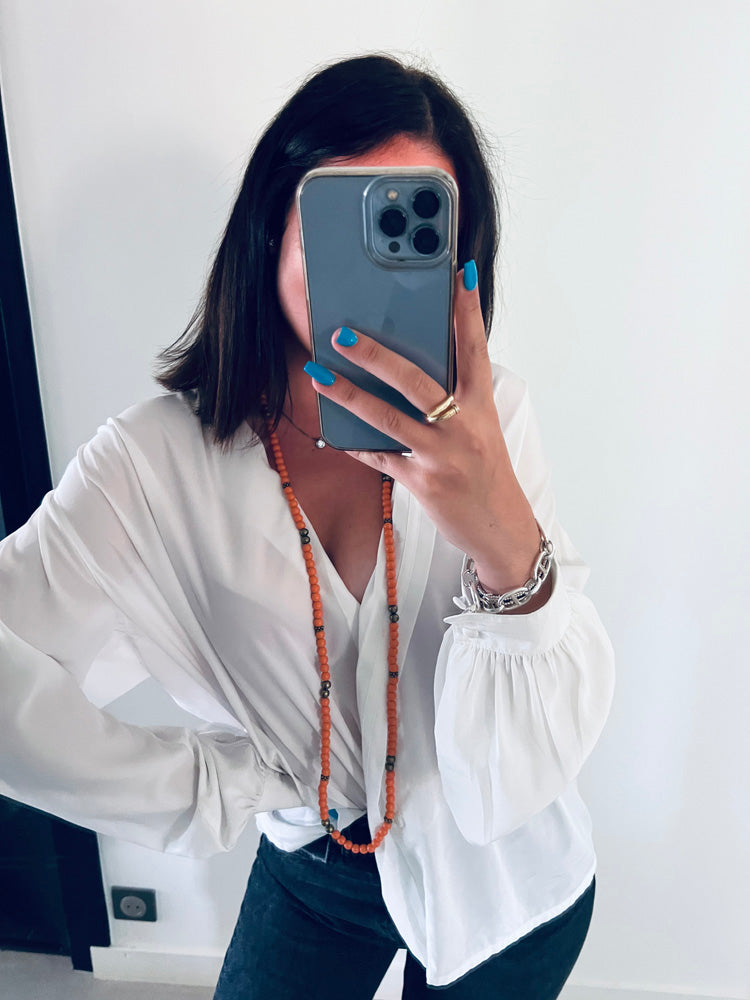 Collier - Aphrodite - Corail