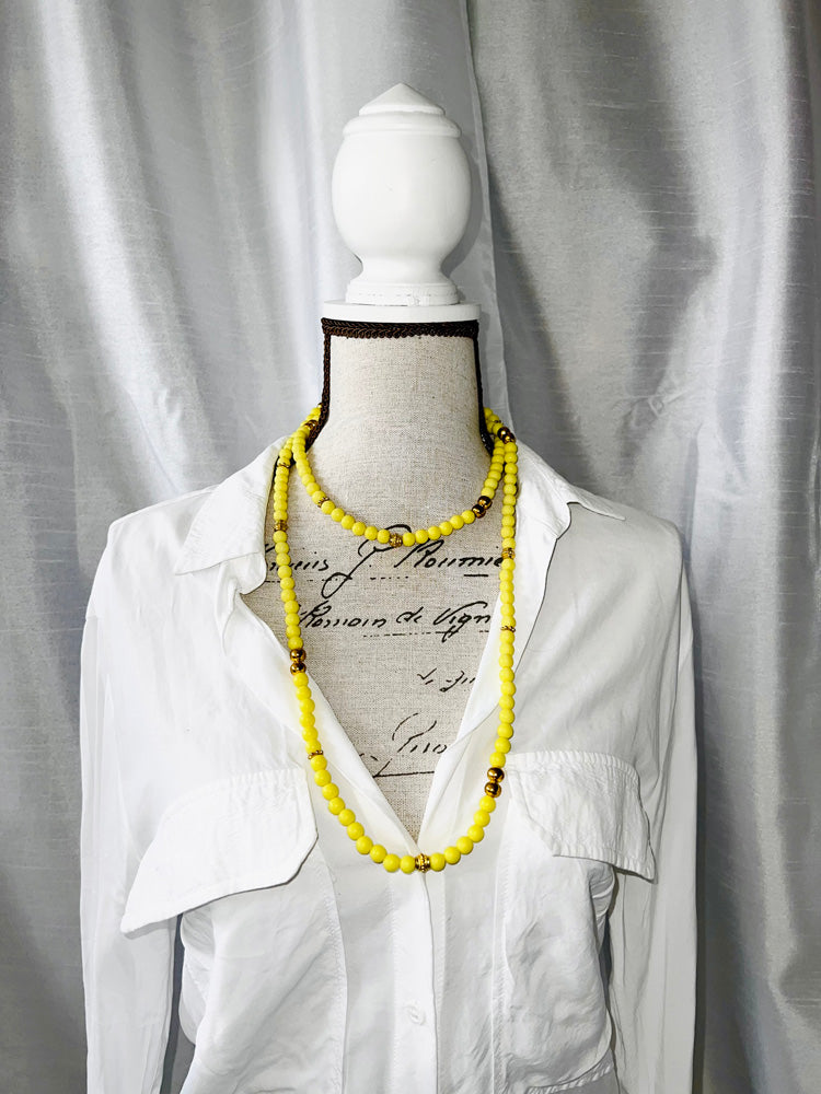 Collier - Aphrodite - Jaune