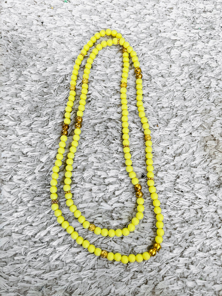 Collier - Aphrodite - Jaune